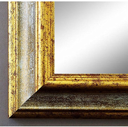 Artecentro cornice dorata per quadri - oro/colore con o senza passepartout in legno-varie misure (oro/avorio, 50x70)