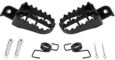 Aramox Repose-pieds avant pliables, lot de 2 repose-pieds de moto pour PW50 PW80 TW200