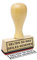 Stemplino® Textstempel - selten so was Geiles gesehen - 50mm x 15mm Holzstempel mit Text Bürostempel Firmenstempel Stempel Büro Text Stempel