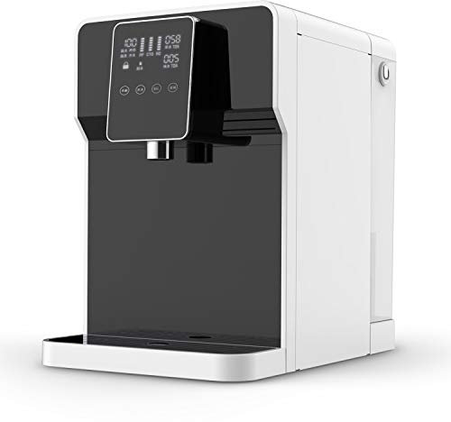 Geekpure Distributeur d'eau Potable à Osmose Inverse de comptoir à 3 étages avec filtres à Changement Rapide-TDS et Surveillance de la durée de Vie des filtres-75GPD
