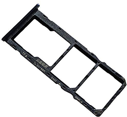 Porta Scheda Dual SIM e Carrello SD per Samsung Galaxy A20s (SM-A207F/DS), Parte di Ricambio Originale, Blu