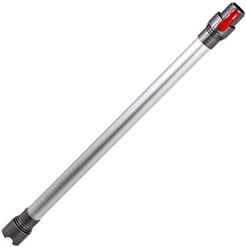 SPARES2GO Extension Rod Wand Tube Pipe for Dyson V7 V8 V10 V11 V15 SV10 SV11 SV12 SV14 Vacuum Cleaner (Grey/Steel/Silver)