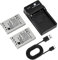 DSTE EN-EL5 ENEL5 Batteria per fotocamera (2 pezzi) e caricatore compatibile con Nikon Coolpix P510 P520 P530 P5100 P6000 S10 P3 P4