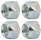4x Kegelradmuttern M 12 x 1,5 DIN 74361 SW19 Anhänger Rad Komplettrad z.B. 8 Zoll