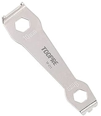 IKAAR Silver Bike Wrench Chainring Nut Wrench 93mm Open End Alloy Steel