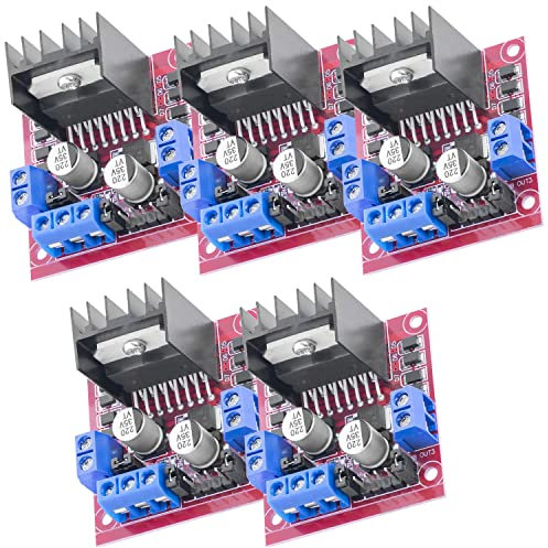 AZDelivery 5 x Dual H Bridge DC Stepper Motor Driver Controller Board Modul AZ-L298N | für Arduino smart car robot | Logische Spannung 5V
