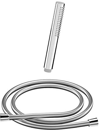CHRIS BERGEN Brausegarnitur - SET aus Stabhandbrause und Brauseschlauch - in Chrom