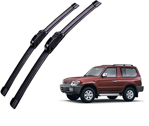2 Piezas Accesorios Para Limpiaparabrisas Delantero De Coche Para Toyota Land Cruiser Prado J90 1996 1997 1998 1999 2000 2001 2002,parabrisas Escobilla Hojas de Repuesto Accesorios.,B-Left Hand Drive