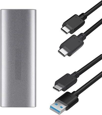 Multibao M.2 NGFF or NVME SSD SATA to USB 3.1 Type-C Enclosure Case Converter Adapter (NGFF to USB3.1 Type-C)