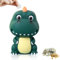 Nizirioo Dinosaurier Sparschwein Kinder: Bruchsicheres Dinosaurier-Sparschwein aus sicherem PVC-Material, perfekt für die Dekoration des Kinderzimmers, Geschenk, Spielzeug (Grün)