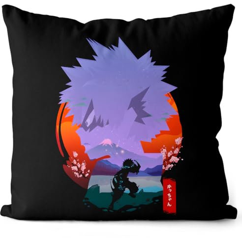 style3 Katsuki Hero Kissen mit Füllung 40cm Baumwolle Superhero Japan Academia Manga