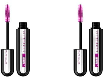 Maybelline New-York - Mascara Effet Extension de Cils Extra Noir - Longueur & Volume - Tenue 24H - Falsies Surreal Meta Black - Noir - 10 ml (Lot de 2)