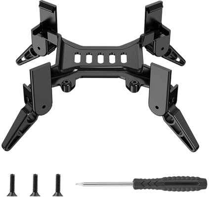 Fahrwerk für DJI Avata 2 Drohne Spider Leg Fahrwerk Bein Faltbares Erweiterungsset für Avata 2 Zubehör (Schwarz)