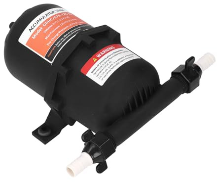 Amortiguador del de Bomba de Presión de Agua del Tanque Acumulador para Barcos RV 0.75L 125PSI