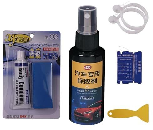 Auto-Emblem-Entferner – Entfernen Sie mühelos die Kette zum Entfernen von Auto-Logo-Emblemen | Dekorative Logos Auto Aufkleber Remover Spray Kit Auto Folie Schaber