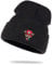 Chopper Icon - Wool Straw hat Winter hat roll hat Cap Beanie hat Sailor hat Unisex Piece, Color:Black