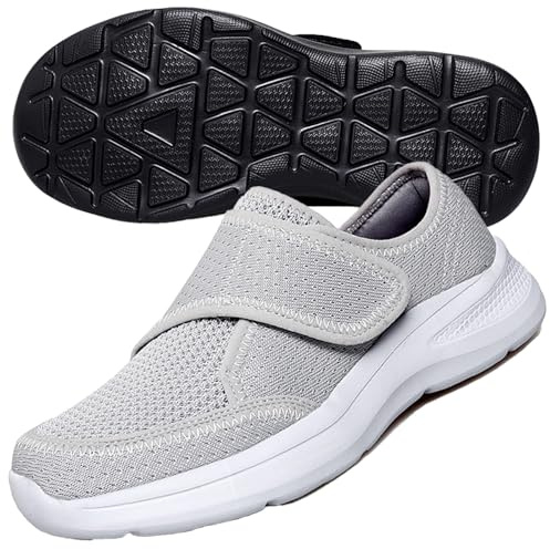 AEHO Scarpe Comode Anziani Sandali Larghi Comodi Scarpa Diabetica Donna Scarpe Anziani Donna Scarpe Elasticizzate Donna Piede Pianta Larga Donna