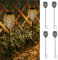 JOYCREATOR Solarlampen für Außen Garten 4 Stück, LED Metall Garten Solarleuchten für Außen IP65 Wetterfest, Orientalische Gartenleuchten Solar Blume für Outdoor Balkon Terrasse Weihnachten (Schwarz)