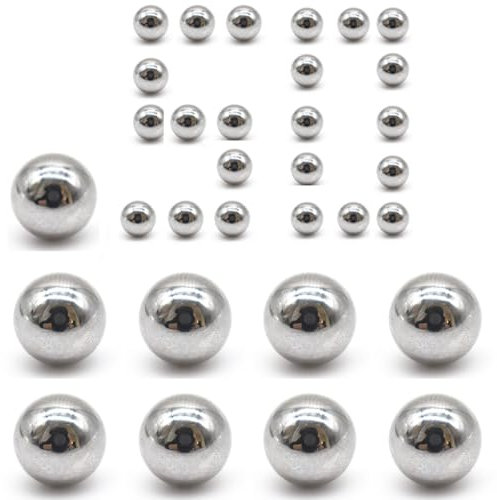 150 Stück 50 Kaliber Paintball Munition aus massivem Aluminium,2.6 Gramm,Selbst und Heimverteidigung Training Pistolen in Cal.50 passend für alle T4e TR50 HDR50 HDP50 TP50