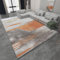 Yaaxinb Wohnzimmer Teppich Kurzflor Modern rutschfest Waschbarer Wohnzimmerteppich Schlafzimmer Esszimmer Teppich dunkelblau Gold geometrisch 200 x 300 cm