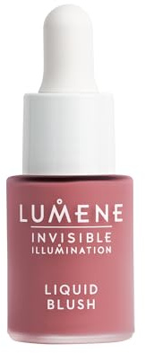 LUMENE Invisible Illumination Liquid Blush | Farbton Arctic Rose | Für einen frischen, rosigen Glanz | Leichte, aufbaubare Formel mit strahlendem Finish | Vegan | 15 ml