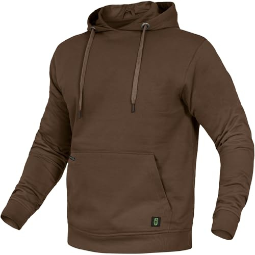 Leibwächter Flex-Line Kapuzenpullover Herren – Farbe – Größe – 310 g/m² Hoodie mit Kängurutasche – Antibakteriell & Antipilling – Unisex Sweatshirt
