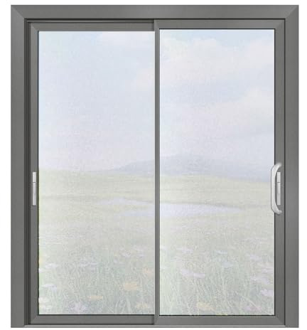 Milchglasfolie Fenster 70 x 400 cm Uv-Schutz Folie Sichtschutz Hitze Fensterfolie Selbsthaftend Blickdicht Fensterfolie Milchglas für Büro Und Haus, weiß matt