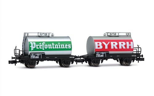Arnold HN6702 SNCF, 2-unit pack 2-axle tank wagons, BYRRH, ep. IV for adults and collectors