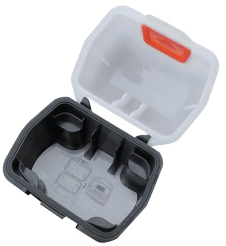 Alasum Praktische Stirnlampenbox aus Kunststoff mit Stoßdämpfender Innenseite Multifunktional und Stabil für Wanderungen und Outdoor Survival im Weißen Design