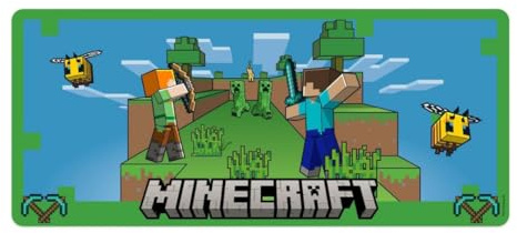 My sweety pop | Tapis de Souris Gaming Minecraft XXL | Bureau Gamer 80x35 cm | Base en Caoutchouc Antidérapante | Accessoire Setup Gaming pour Enfant et Adulte | Idée Cadeau