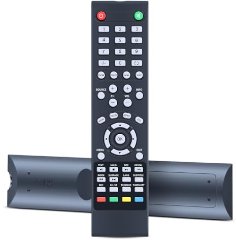 Snrigw Telecomando di ricambio compatibile con TV LCD ZEPHIR ZVS43UHD ZVS49UHD ZVS50UHD ZVD50UHD ZVD55UHD ZV32HDS2 ZHS50UHD ZVS32HD ZV32HD