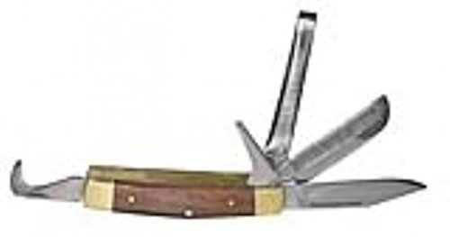Kerbl - Coltello da equitazione con manico in legno, vari colori disponibili 5 coltelli