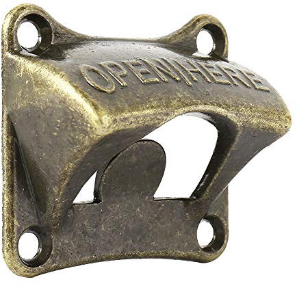Gemini_mall Vintage Wall Mounted Wine Beer Drinks Bottle Opener Bar Accessories #1