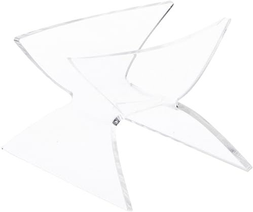Plymor Nautilus Muschelhalter, Acryl, transparent, 6 cm H x 7 cm B x 9,2 cm T