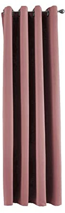 Gardinenbox Vorhang Blickdicht »Newyork« Rideau occultant Thermique à œillets, insonorisant et Protection Contre Les Rayons UV ÖKOTEX 201920600, Polyester, Vieux Rose, HxB 160x140 cm