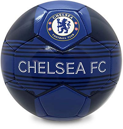 Chelsea FC - Fußball mit Vereinswappen - Offizielles Merchandise - Geschenk für Fußballfans - Blau - Größe 4