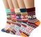 Airabc Thermosocken Damen, Wollsocken, Warme Wintersocken Damen, Dicke Stricksocken, Winter Damen Socken Bunte Gemütlich und Atmungsaktiv/EU-Größe 35-42