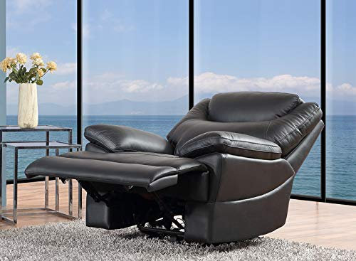 Mapo Möbel Elektrische Leder Fernsehsofa Relax-Sessel Fernsehsessel mit Schlaffunktion 3581e-1-S