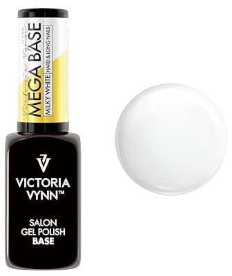 Gel Polish Mega Base Milky White, 8 ml
