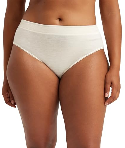 Dilling High Waist Slip aus Merinowolle und Seide für Damen Natur 46