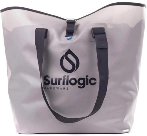 SURF LOGIC Surflogic Waterproof Dry-Bucket 50L Grey Accessories, Adults Unisex, Grey (Gray), One Size