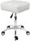 WKWKER Deluxe Square Höhenverstellbarer Rollhocker Hochelastischer Super Soft Foam Sitz mit Aluminiumlegierung Basis für Office Tattoo Spa Gesichtsmassage Hocker