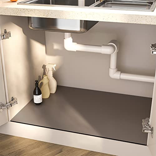 Z·Bling Alfombrilla para Debajo del Fregadero,40x60cm,Protector Cajones Cocina,Forro Impermeable para fregaderos de Cocina y baño,Impermeable Cuttable Reutilizable,Protege los gabinetes
