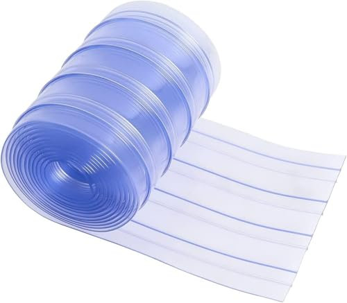Rideau de Porte pour Niche à Chien, Rideau à Lanières en Plastique Transparent 3,6 m x 20 cm (1.68, Kilogrammes)