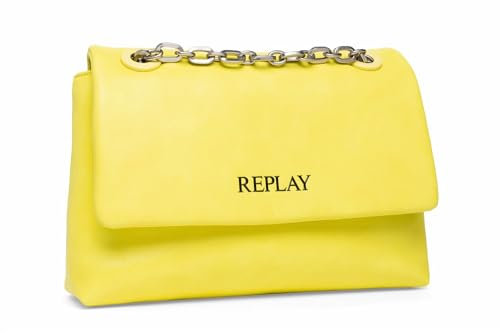 Replay Damen Handtasche aus Kunstleder, Lt Yellow Green 164 (Grün), Onesize