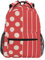 Acpiggto Rucksack Daypack Umhängetasche Polka Dots Geometrisch Vintage Gestreift Rot Weiß Gepäcktasche für Gym Sport Casual Damen Herren, Farbe: 1834, Large Size, Traditionelle Rucksäcke