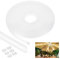 PATIKIL Silicone Tube Sleeve, 33ft/10Meter 12mm Flexible LED Channel IP67 Waterproof Protection Cover LED Silicone Channel System for 3528/5050/5630/3014 Led Strip Light