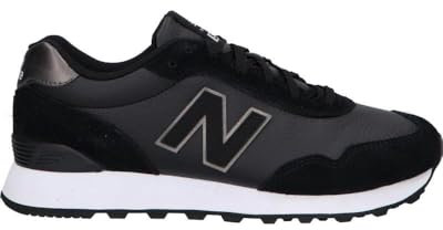 New Balance 515, Sneaker Donna, Nero, 37.5 EU