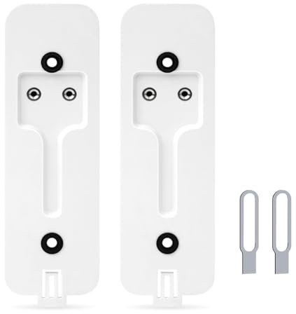 Lodokdre Backplate Replacement for Blink Video Doorbell, Back Plate Part with Mount Parts (White-2 Pack)