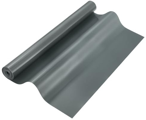 sourcing map 15.7IN x 7.9FT Silicone Baking Mat Rolls, Heat Resistant Baking Mats, Non-Stick Pastry Mats, Non-Slip Countertop Mats, Refrigerator Liners Grey